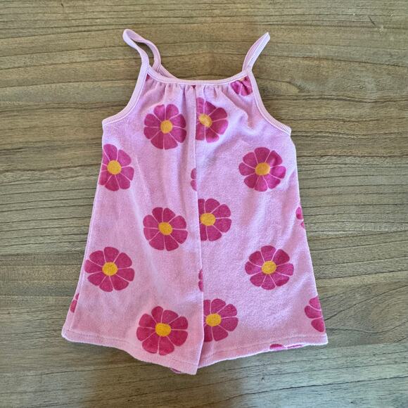 Zara Other - Zara Terry Flower Romper - Size 2 Years